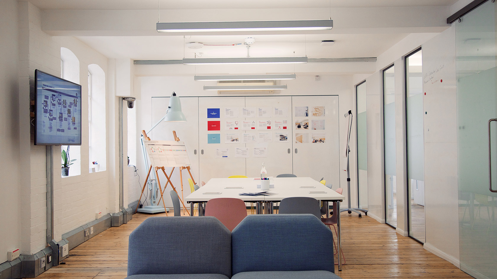 London meeting room interior