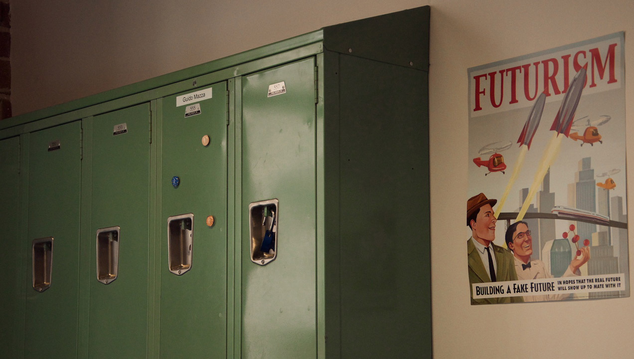 Photo of lockers in our SF week