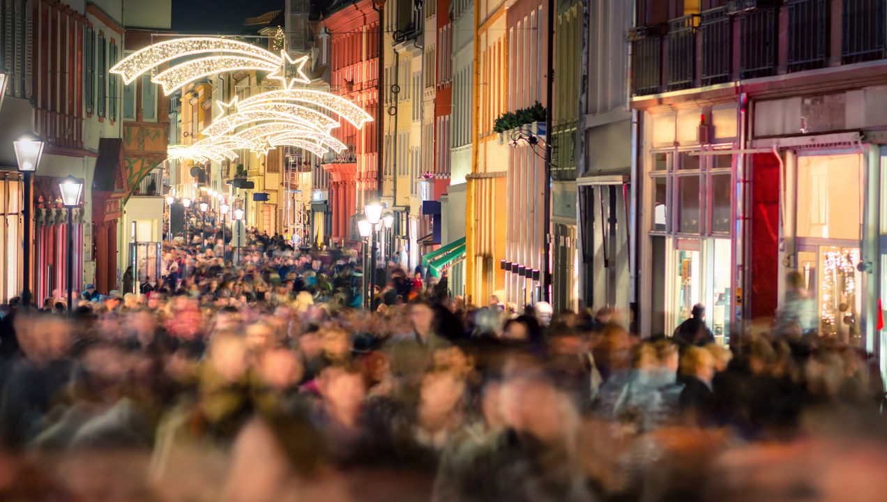 Image of shoppers shopping