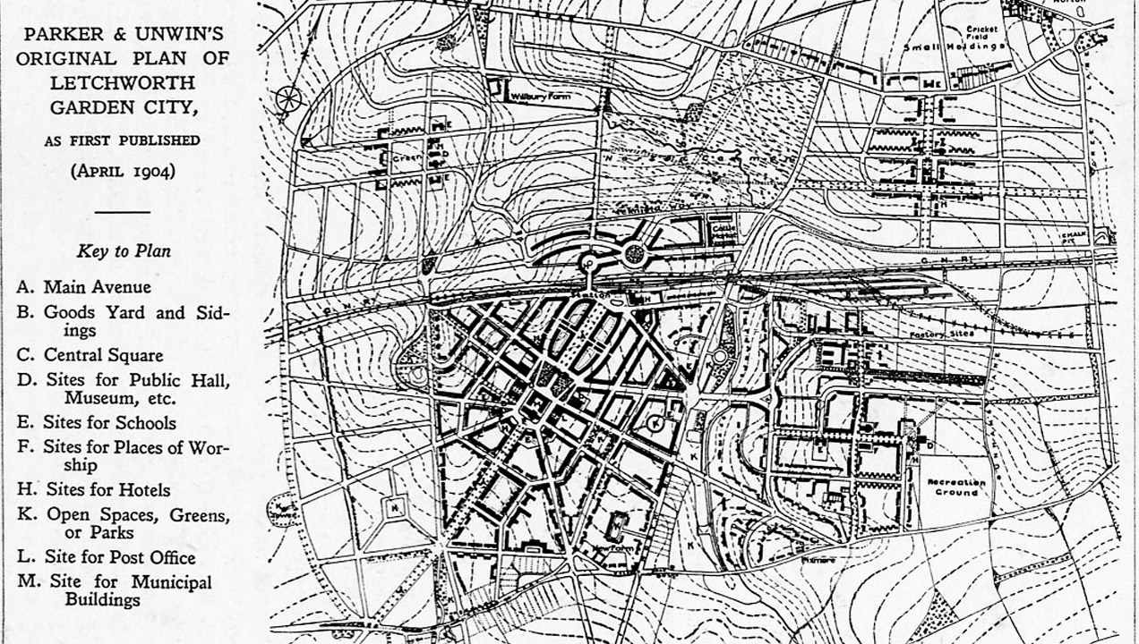 City plans of Letchworth Garden City