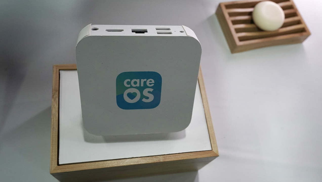 CareOS smart hub for the bathroom. Alex Wong—Getty Images