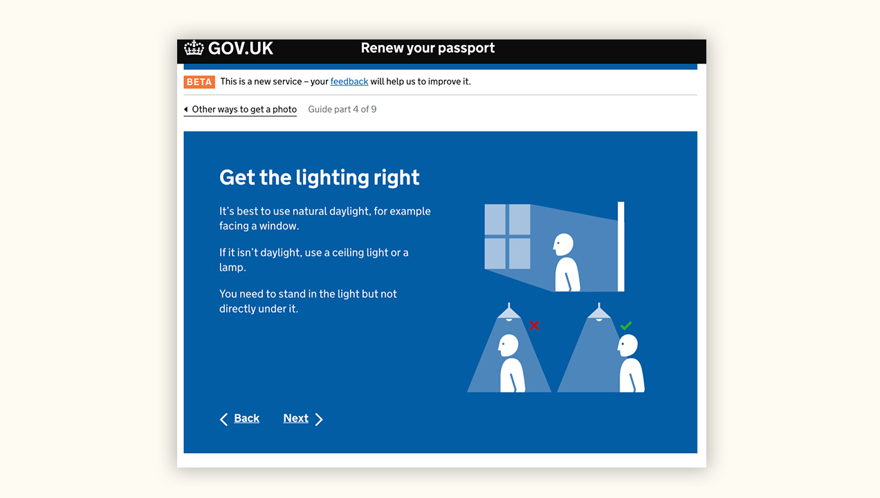 Walkthrough for passport renewal