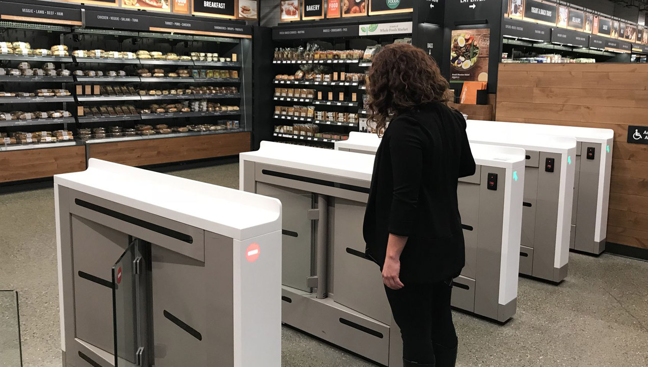 At the new Amazon Go convenience store in Seattle by Jason Del Rey