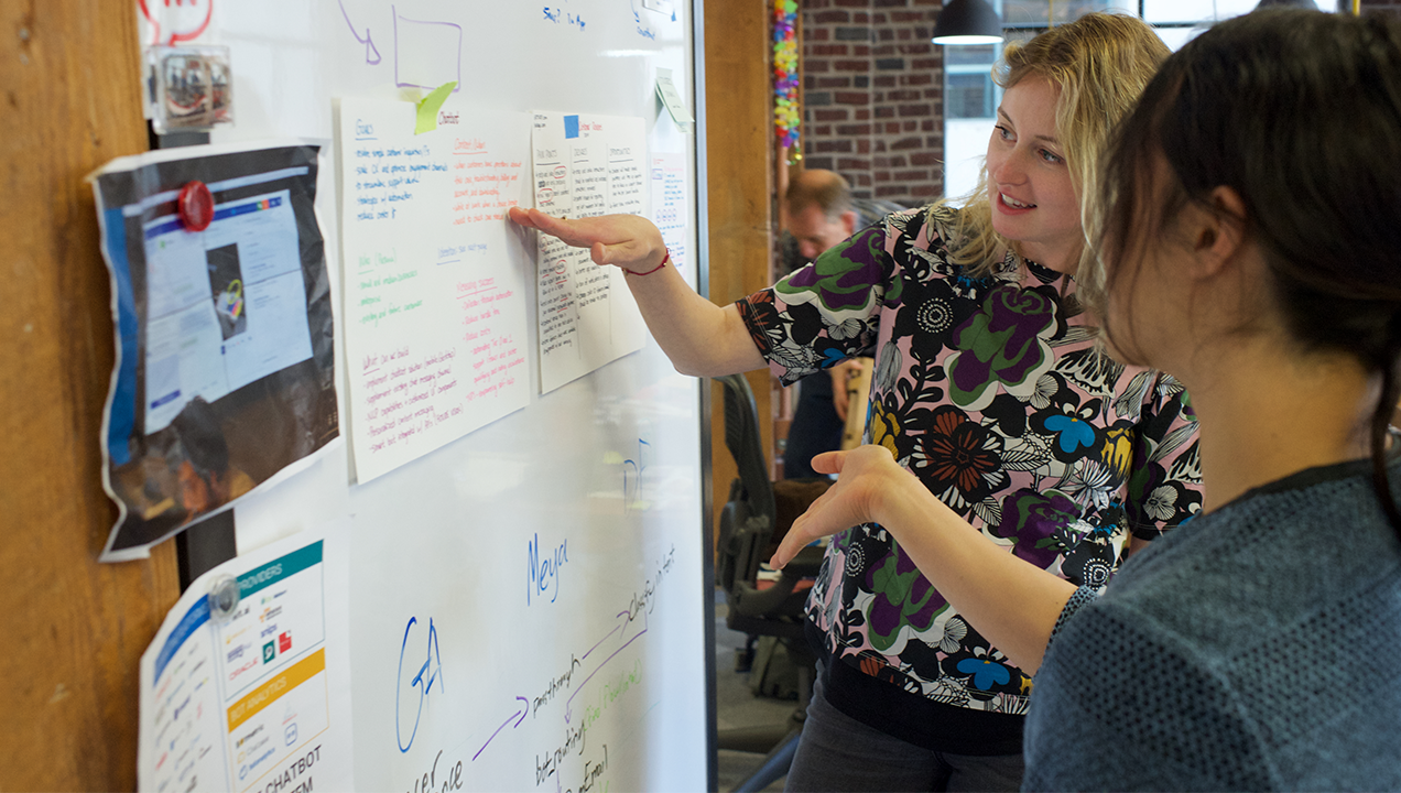 Gemma enjoying a pre-Covid workshop in our San Francisco studios