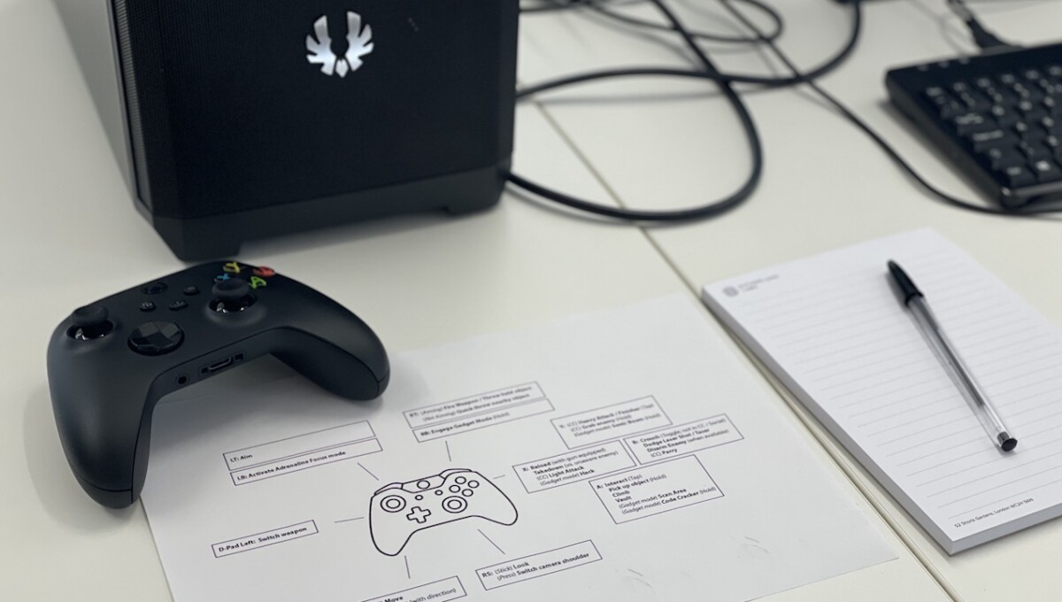 Game controller and player instructions
